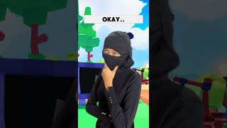 She didnt expect that😳😂 roblox robloxshorts [upl. by Ajiam]