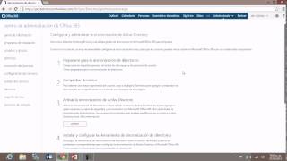 Office 365  Introduccion a la sincronizacion con Active Directory [upl. by Wheeler]