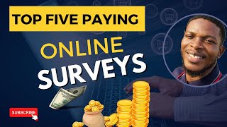 How To Make Money with Online Surveys Top 5 Paying Survey Websites [upl. by Angelina389]