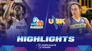 Perfumerias Avenida v ZVVZ USK Praha  Gameday 4  Highlights  EuroLeague Women 202324 [upl. by Dogs]