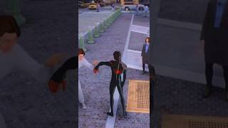 Miles Morales Showing Love To Pedestrians Marvel Spider Man 2 [upl. by Yboj682]