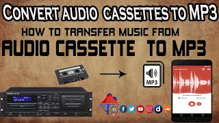 how to convert audio cassette to mp3 at your home [upl. by Tom]