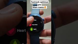 Fastrack optimus pro 🤔 All menu explanation •short video • new video bestwatch techpokeshorts [upl. by Neerbas]