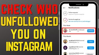 2023 How to check who unfollowed you on Instagram [upl. by Llerahc284]