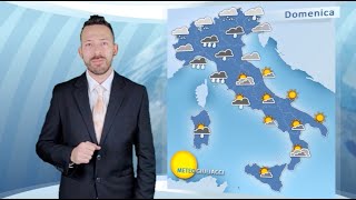 Meteo weekend 78 Gennaio Peggiora tornano pioggia e neve [upl. by Zobe]