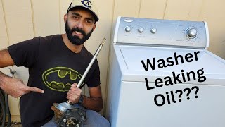 How To Fix A Washer That Is Leaking Oil [upl. by Desdee]