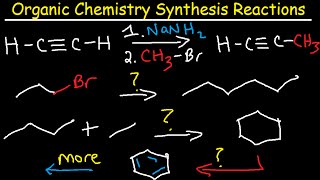 Organic Chemistry Synthesis Reactions  Examples and Practice Problems  Retrosynthesis [upl. by Wright]