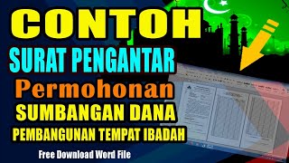 CONTOH PERMOHONAN BANTUAN DANA PEMBANGUNAN [upl. by Gunas]