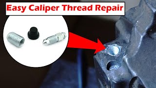 Brake Caliper Bleed Nipple Thread Repair ¦ Quick amp Easy [upl. by Utimer]