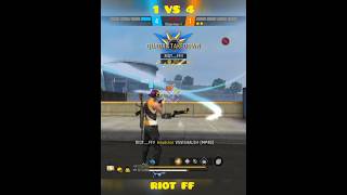 MY OVER CONFIDANT 1 V 4 EASY freefire freefirelonewolfmodeump free freefiresensiproboosterf [upl. by Niarbo]