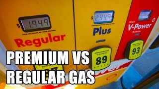 Premium vs Regular Gas High vs Low Octane Gas Explained [upl. by Hirza]