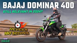 Bajaj Dominar 400  Pros And Cons In 180 Seconds [upl. by Aneet]