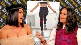 Drew and the Bella Twins Try This Jump Rope Fitness Craze  Drews News [upl. by Wilhide452]