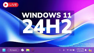 🔴 😱 Windows 11  24H2  Revisión en VIVO 😱 🔴 [upl. by Aleciram]