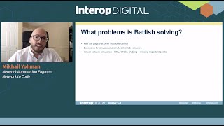 Introduction to Batfish for Automated Network Testing amp Verification Interop 2020 [upl. by Lamahj]