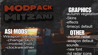 THE BEST MODPACK FOR SAMP v1 by Mitzanu4k  E DE TOAMNA [upl. by Dallman]