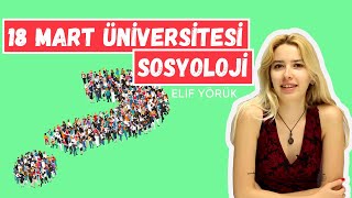 SOSYOLOJİ OKUMAK  18 MART ÜNİVERSİTESİ Sosyoloji Nedir Sosyoloji Mezunu Ne Yapar Sosyolojimezun [upl. by Sldney682]