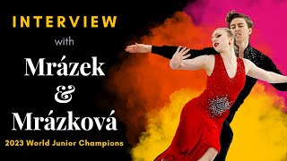 Katerina Mrazkova and Daniel Mrazek eye 202324 Grand Prix [upl. by Enilemme]