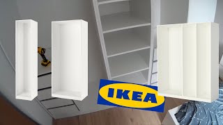 IKEA PAX assembling wardrobe box furniture  montage caisson [upl. by Noirrad65]