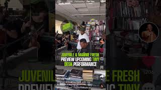 Juvenile amp Mannie Fresh Preview Upcoming Tiny Desk Performance [upl. by Notniw147]