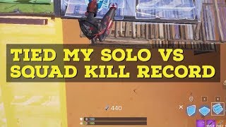 tied my Solo VS Squads kills record [upl. by Lundgren30]