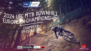 Qualifications  UEC DOWNHILL EUROPEAN CHAMPIONSHIPS 2024 in Champéry [upl. by Martijn]