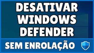 Como Desativar Windows Defender [upl. by Maghutte]