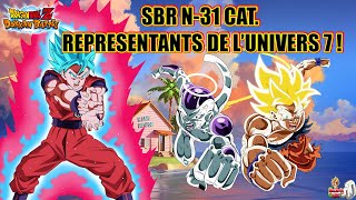 DOKKAN BATTLE  SBR N31 CAT REPRESENTANTS DE L’UNIVERS 7 [upl. by Eannyl]