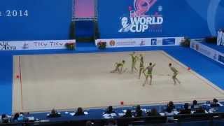 Ritmica nazionale italiana Pesaro 2014 [upl. by Savill462]