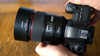 Canon EF 85mm f14 IS USM L lens review with samples Fullframe amp APSC [upl. by Retluoc]