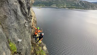 Via Ferrata Hornelen The Wall of Witches [upl. by Dolora325]