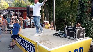 Ricoune chante quotUn petit ricard dans un verre à ballonquot  Fête Chanac 29 juin 2019 [upl. by Seaton197]