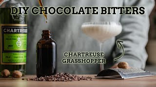 DIY Chocolate Bitters  Decadent Chartreuse Cocktail [upl. by Carley]