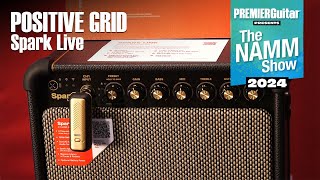 Positive Grid Spark Live Demo  NAMM 2024 [upl. by Enilehcim]