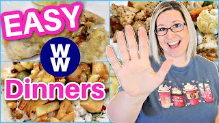 5 EASY WEIGHT WATCHERS DINNER IDEAS LOW POINTS [upl. by Tullus927]