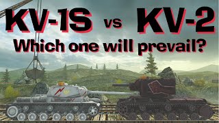 WOT Blitz Face Off  KV2 vs KV1S [upl. by Eilak]