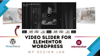 Creative Video Slider For Elementor WordPress  Elementor Slider [upl. by Becht]