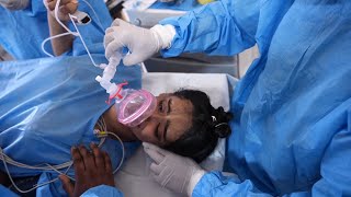 Girl going under Anesthesia Process with Fear [upl. by Wallack]