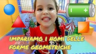 Aprende italiano  Forme geometriche per bambini  spagnolo e italiano  Vocabolario per bambini [upl. by Aiuqcaj]