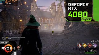 Hogwarts Legacy  RTX 4080 SUPER  Ryzen 7500F  2K Ultra Graphics RTX ON DLSS 3 [upl. by Sivahc]