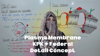 Plasma Membrane MDCATE SERIES Cell structure And Function KPK  Federal Detail Concept [upl. by Sternick161]