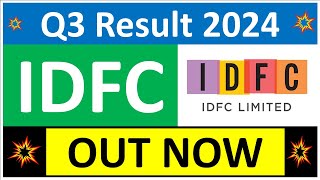 IDFC LTD Q3 results 2024  IDFC results today  IDFC LTD Share News  IDFC Share latest news today [upl. by Naedan383]