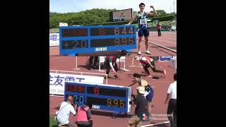 Ryota Yamagata 995 sec Japan National Record [upl. by Nivlem444]