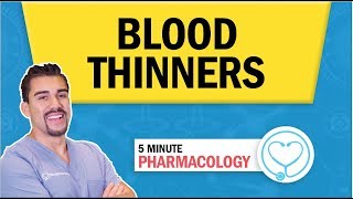 Pharmacology  Anticoagulants amp Antiplatelets blood thinners for nursing RN PN MADE EASY [upl. by Mei259]