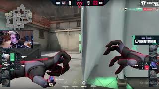 Shrouds reaction to SEN zombs 4K Clutch vs 100T [upl. by Oretos]