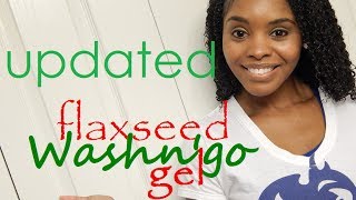 Wash amp Go with Flaxseed Gel [upl. by Spielman]