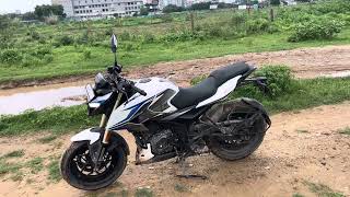 First pulsar n 250 in white colour [upl. by Iret]