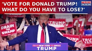 Trump Confident Of Victory Says Going To Win New York Holds Rally On Long Island [upl. by Rehoptsirhc221]