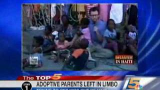 Adoptive Parents Wait For News On Haiti Orphans [upl. by Oirasor]