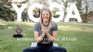 30 minute Yin Yoga for after Travel all levels at home [upl. by Haim]